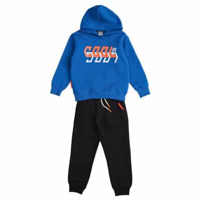 Παιδική φόρμα Αγόρι 6-16 Ετών Με Κουκούλα Μπλέ Sprint 232-3023