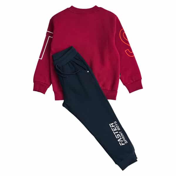 232-3025 BORDEAUX B Παιδική φόρμα Αγόρι 6-16 Ετών  Κόκκινο Sprint 232-3025 - Image 2
