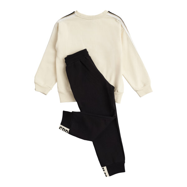 Παιδική Φόρμα  για Κορίτσι 6-16 Ετών Εκρού Μαύρο Sprint 232-4010 - Image 2