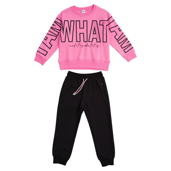 232-4031 PURPLE A Παιδική Φόρμα  για Κορίτσι 6-16 Ετών Ροζ Μαύρο Sprint 232-4031 - Image 1