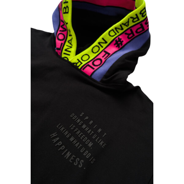 Παιδικό Φόρεμα με Κουκούλα  6-16 Ετών Μαύρο Sprint 232-4034 - Image 3