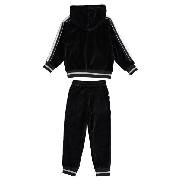 232-4046 BLACK B Παιδική Φόρμα με Κουκούλα για Κορίτσι 6-16 Ετών Μαύρο Sprint 232-4046 - Image 2