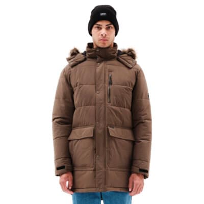 Ανδρικό Μπουφάν PARKA EMERSON 232.EM10.68 Καφέ