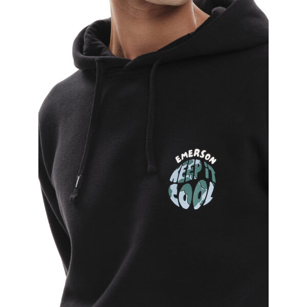 Ανδρική Φούτερ Μπλούζα EMERSON 232.EM20.11 Μαύρο - Image 7