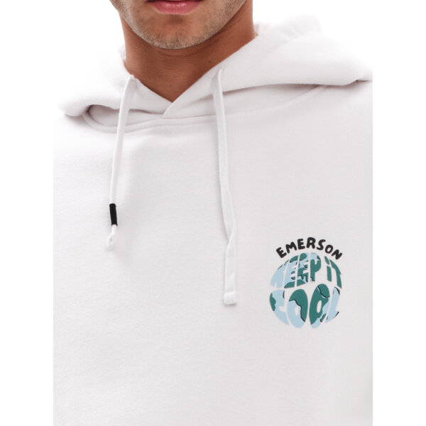 Ανδρική Φούτερ Μπλούζα EMERSON 232.EM20.11 Λευκό - Image 7