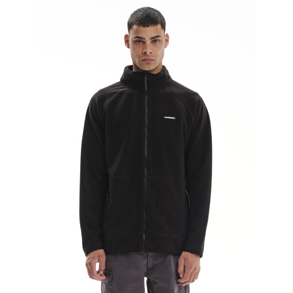 232.EM29.109-BLACK_1 Ανδρική Ζακέτα FLEECE EMERSON 232.EM29.109A Μαύρο - Image 1