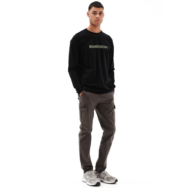 Ανδρική Μπλούζα Μακό  EMERSON 232.EM31.01 Μαύρο - Image 4