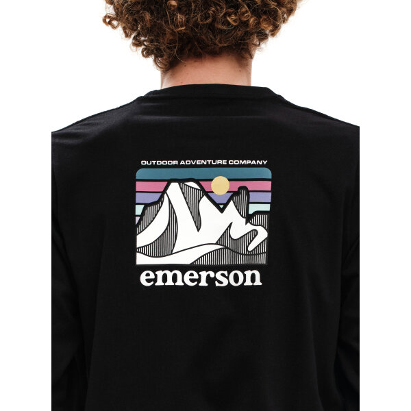 Ανδρική Μπλούζα Μακό  EMERSON 232.EM31.07 Μαύρο - Image 7