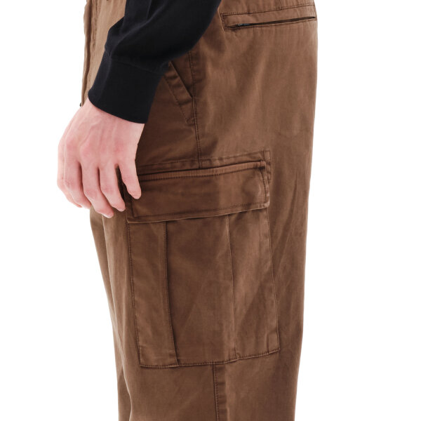 Ανδρικό Παντελόνι CARGO EMERSON 232.EM42.102 Καφέ - Image 7
