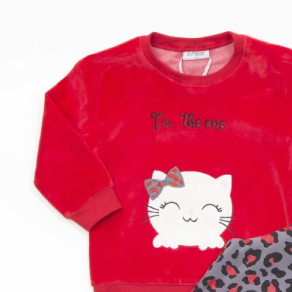 ΠΑΙΔΙΚΟ ΣΕΤ ΚΟΛΑΝ ΒΕΛΟΥΔΙΝΟ ΚΟΚΚΙΝΟ TRAX 44740 - Image 2