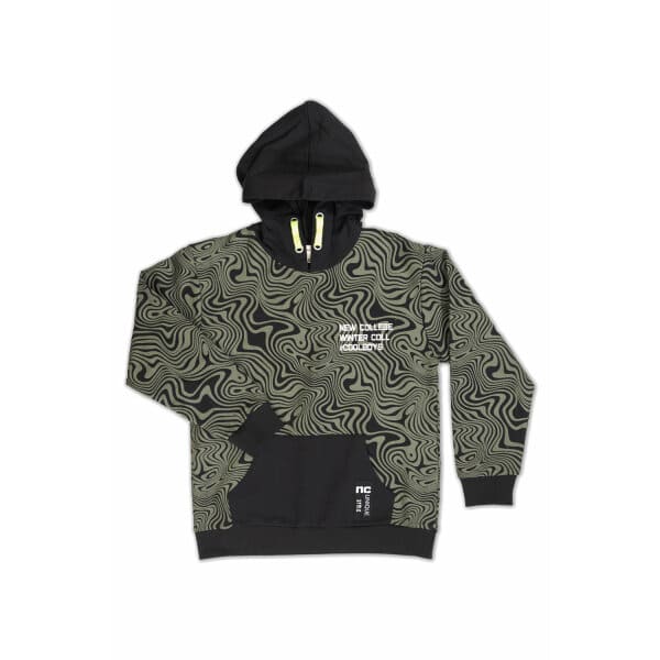 ΠΑΙΔΙΚΟ ΦΟΥΤΕΡ ΜΕ ΚΟΥΚΟΥΛΑ ΜΑΥΡΟ ΑΓΟΡΙ 8-16 ΕΤΩΝ NEW COLLEGE  44-9010 - Image 1