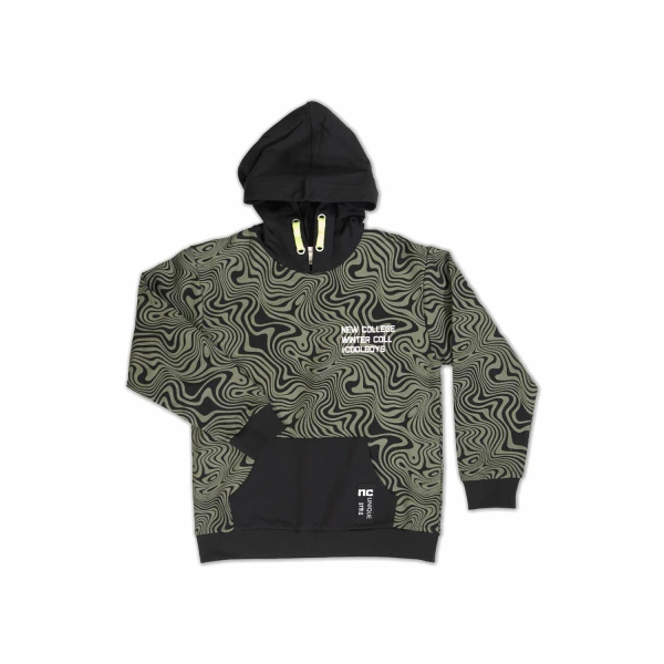 ΠΑΙΔΙΚΟ ΦΟΥΤΕΡ ΜΕ ΚΟΥΚΟΥΛΑ ΜΑΥΡΟ ΑΓΟΡΙ 8-16 ΕΤΩΝ NEW COLLEGE  44-9010 - Image 2