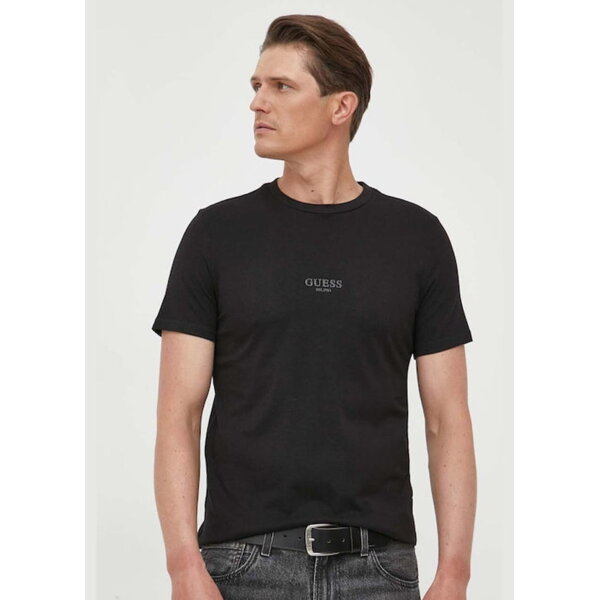 Ανδρική Μπλούζα GUESS M2YI72I3Z14-JBLK Μαύρο - Image 5