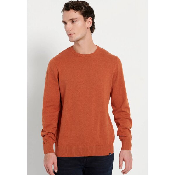 Ανδρική Πλεκτή Μπλούζα FUNKY BUDDHA FBM008-001-09 Πορτοκαλί - Image 2