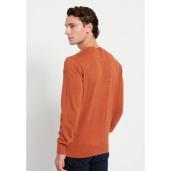 Ανδρική Πλεκτή Μπλούζα FUNKY BUDDHA FBM008-001-09 Πορτοκαλί - Image 5