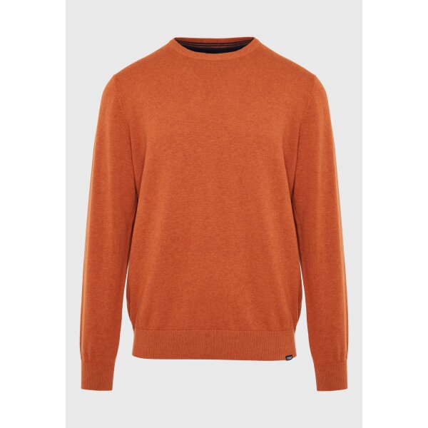 Ανδρική Πλεκτή Μπλούζα FUNKY BUDDHA FBM008-001-09 Πορτοκαλί - Image 1