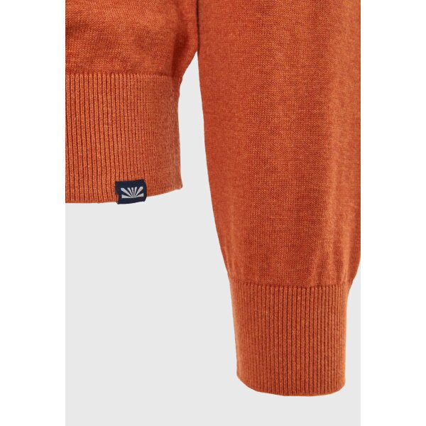 Ανδρική Πλεκτή Μπλούζα FUNKY BUDDHA FBM008-001-09 Πορτοκαλί - Image 6