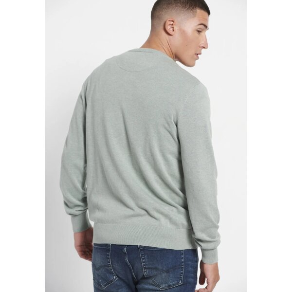 Ανδρική Πλεκτή Μπλούζα FUNKY BUDDHA FBM008-001-09 Μέντα - Image 4