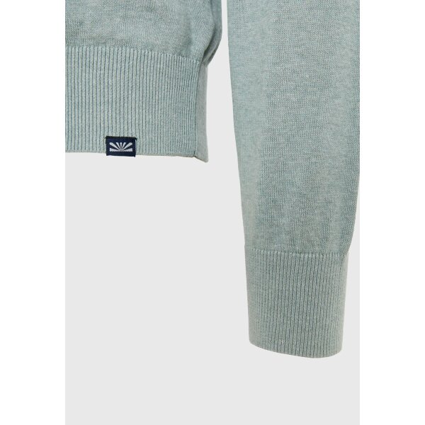 Ανδρική Πλεκτή Μπλούζα FUNKY BUDDHA FBM008-001-09 Μέντα - Image 7