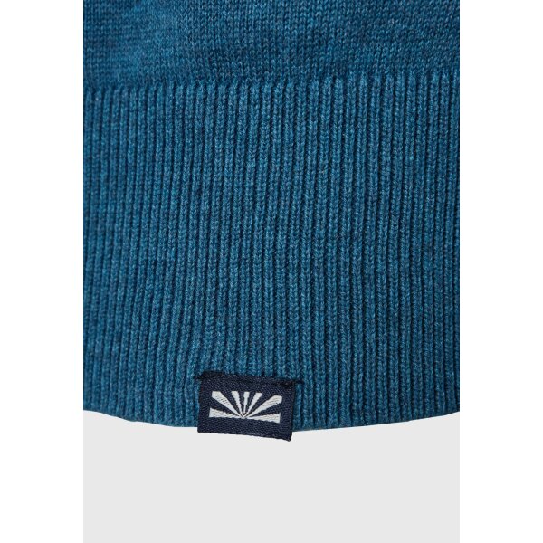 FBM008-001-09_MIDNIGHT_BLUE_MEL_8 Ανδρική Πλεκτή Μπλούζα FUNKY BUDDHA FBM008-001-09 Μπλε - Image 7