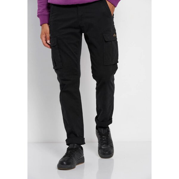 Ανδρικό Παντελόνι Cargo FUNKY BUDDHA FBM008-002-02 Μαύρο - Image 2