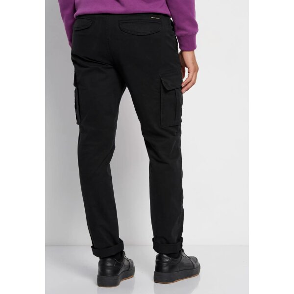 Ανδρικό Παντελόνι Cargo FUNKY BUDDHA FBM008-002-02 Μαύρο - Image 5