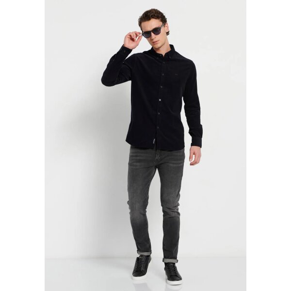 Ανδρικό Πουκάμισο FUNKY BUDDHA CASUAL FBM008-002-05 Μπλε - Image 3