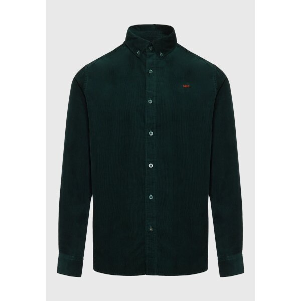 FBM008-002-05_PESTO_6 Ανδρικό Πουκάμισο FUNKY BUDDHA CASUAL FBM008-002-05 Πράσινο - Image 1