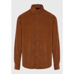 Ανδρικό Πουκάμισο FUNKY BUDDHA CASUAL FBM008-002-05 Καφέ