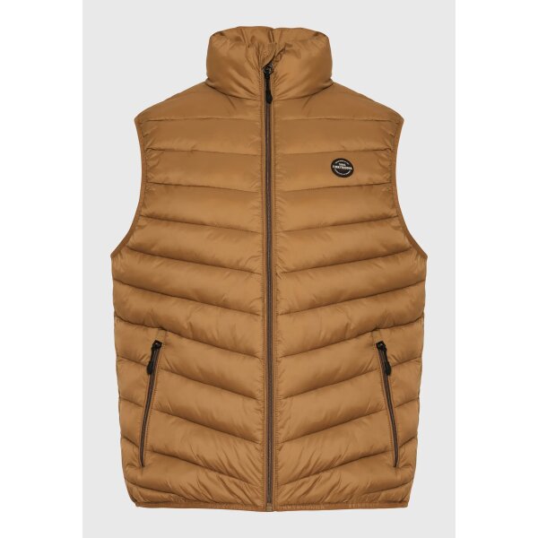 FBM008-004-01_CIGAR_7 Ανδρικό Αμάνικο Γιλέκο FUNKY BUDDHA FBM008-004-01 Καφέ - Image 1