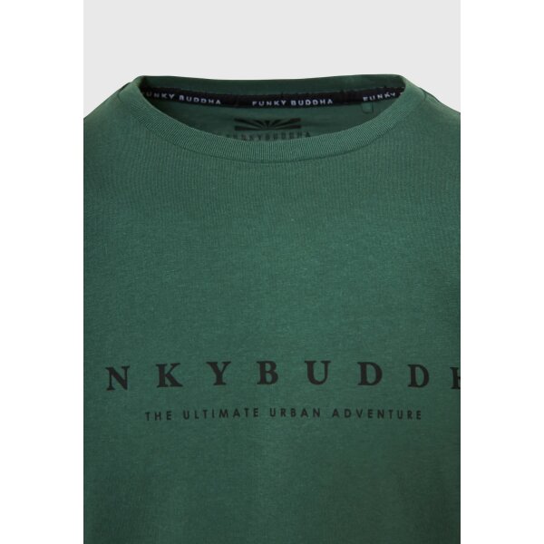 Ανδρική Μπλούζα Μακρύ Μανίκι FUNKY BUDDHA FBM008-020-07 Πράσινο - Image 6