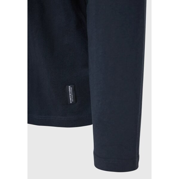 Ανδρική Μπλούζα Μακρύ Μανίκι FUNKY BUDDHA FBM008-020-07 Μπλε - Image 7