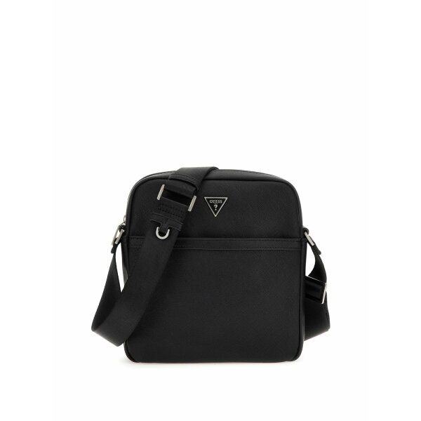 HMECSA_P3158_BLA_1 Ανδρική Τσάντα  GUESS CRTS SFFN HMECSAP3158 Μαύρο - Image 1