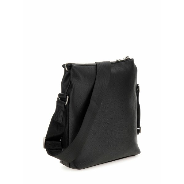 HMECSA_P3299_BLA_2 Ανδρική Τσάντα  GUESS CERTOSA HMECSAP3299 Μαύρο - Image 3