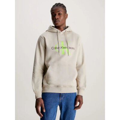 Ανδρική Φούτερ CALVIN KLEIN J30J320805 SEASONAL MONOLOGO Μπεζ