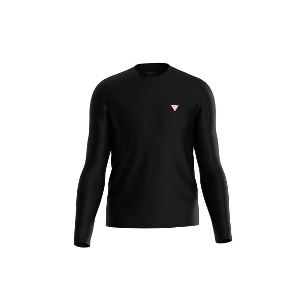 Ανδρική Μπλούζα GUESS M2YI28J1314 CN LS CORE  Μαύρο - Image 2