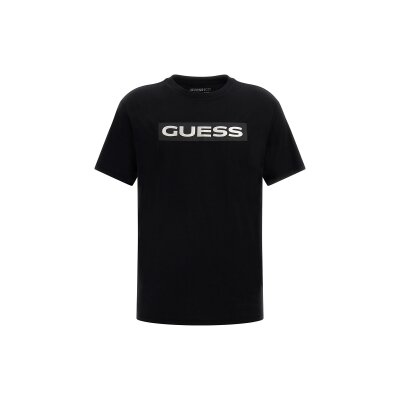 Ανδρική Μπλούζα GUESS M3BI80K9RM1 HD METALLIC Μαύρο