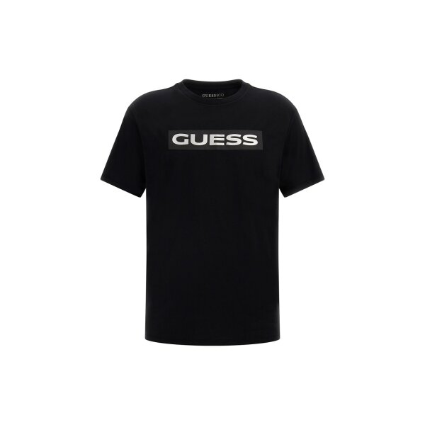 Ανδρική Μπλούζα GUESS M3BI80K9RM1 HD METALLIC Μαύρο - Image 1
