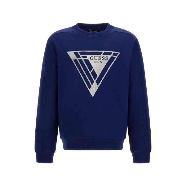 Ανδρική Φούτερ GUESS M3BQ34KBY51 FOIL TRIANGLE CN Μπλέ - Image 1