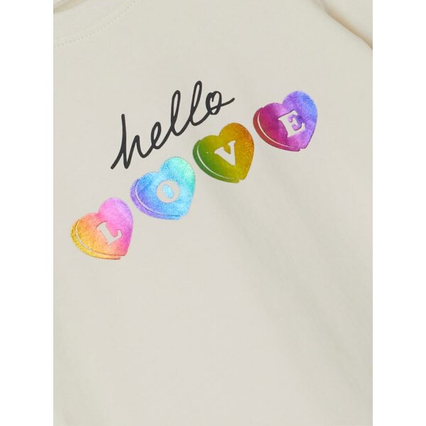 Παιδική μπλούζα μακό Εκρού NMFNEMY LS TOP 13221689 - Image 4