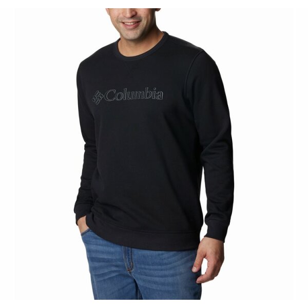 Ανδρική Μπλούζα Φούτερ COLUMBIA 1884931 LOGO Μαύρο - Image 3