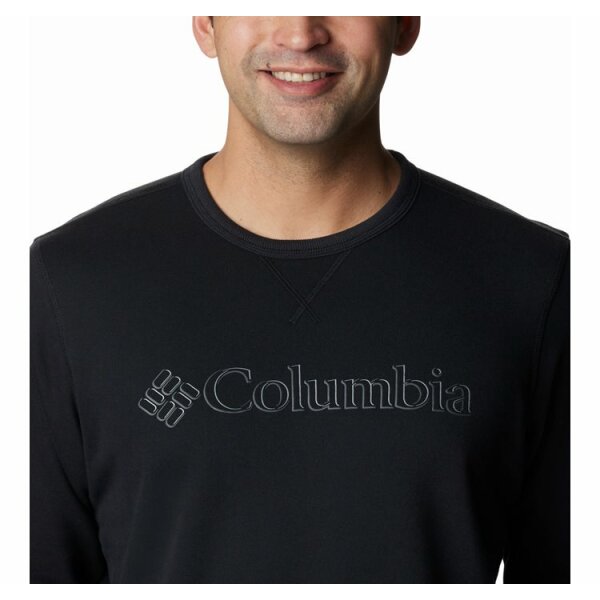 Ανδρική Μπλούζα Φούτερ COLUMBIA 1884931 LOGO Μαύρο - Image 4