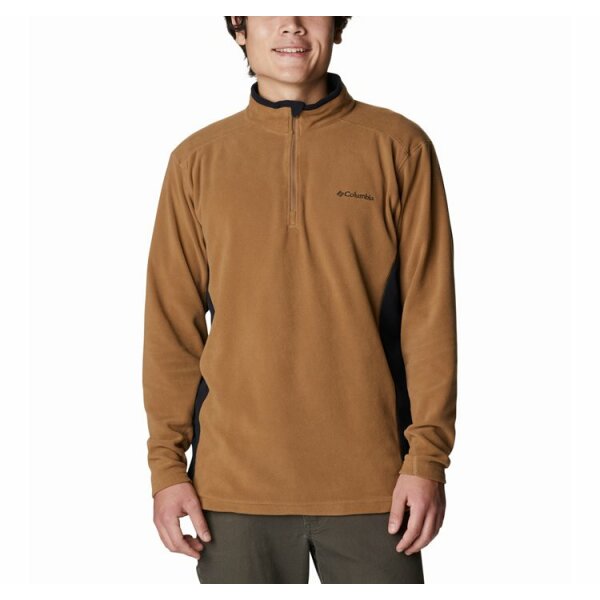 Ανδρική Μπλούζα fleece COLUMBIA EM6503 KLAMATH RANGE Καφέ Μαύρο - Image 1