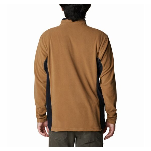 Ανδρική Μπλούζα fleece COLUMBIA EM6503 KLAMATH RANGE Καφέ Μαύρο - Image 2