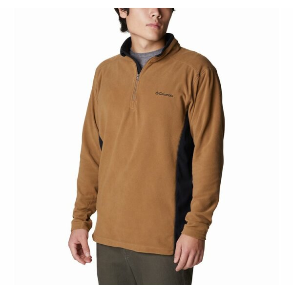 Ανδρική Μπλούζα fleece COLUMBIA EM6503 KLAMATH RANGE Καφέ Μαύρο - Image 5