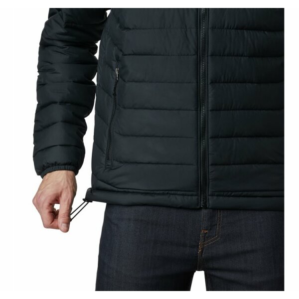 Ανδρικό Μπουφάν COLUMBIA POWER LITE PLUS SIZE WS1151 Μαύρο - Image 3