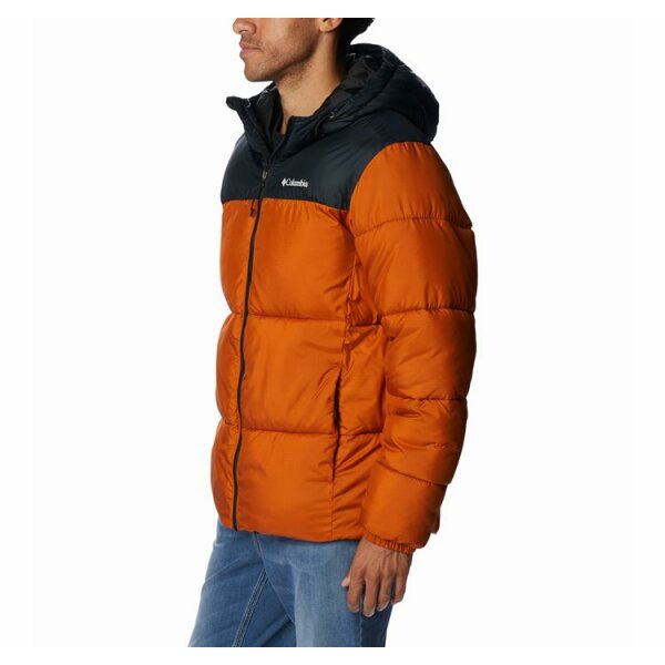 andriko-boufan-puffect-hooded-jacket-normal (3) Ανδρικό Μπουφάν COLUMBIA PUFFECT HOODED JACKET 2008413 Πορτοκαλί Γκρί - Image 4