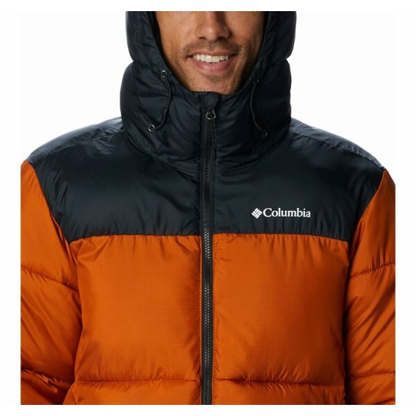 andriko-boufan-puffect-hooded-jacket-normal (4) Ανδρικό Μπουφάν COLUMBIA PUFFECT HOODED JACKET 2008413 Πορτοκαλί Γκρί - Image 5