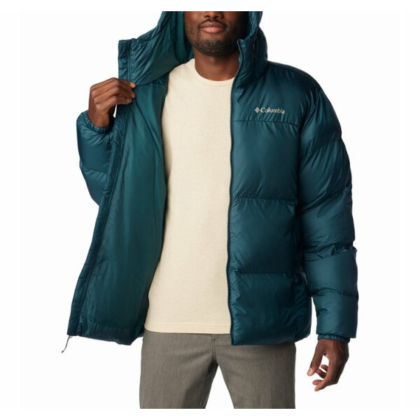 andriko-boufan-puffect-hooded-jacket-normal (7) Ανδρικό Μπουφάν COLUMBIA PUFFECT HOODED JACKET 2008413 Πράσινο - Image 2