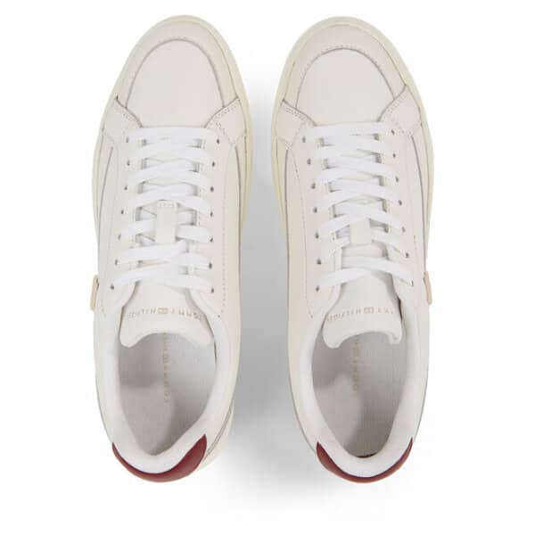 athletika-tommy-hilfiger-th-elevated-court-sneaker-fw0fw07568-ancient-white-ybh-0000303071691 (1) Γυναικείο Παπούτσι Th Elevated Court Sneaker FW0FW07568 Ancient White YBH - Image 2